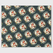 No beer for you Christmas Fox draft ラッピングペーパー (フラット)