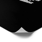 No Beer No応援醜いセーター ポスター (角)