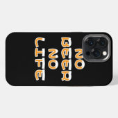 NO BEER NO LIFE Case-Mate iPhone カーゼ iPhoneケース (裏面横)