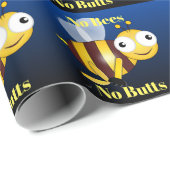 No Bees Noお尻包装紙 ラッピングペーパー (ロールコーナー)