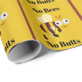 No Bees Noお尻包装紙 ラッピングペーパー (ロールコーナー)