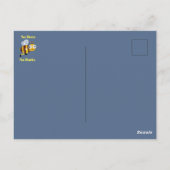 No Bees Noお尻葉書 ポストカード (裏面)
