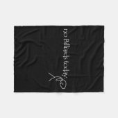 No Billiards Today Fun Billiards Funny Ol Billiard フリースブランケット (正面(横))