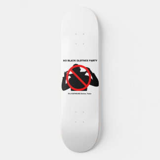 No Black ClothesパーティーFASTHOUSEデントンテキサス州 スケートボード