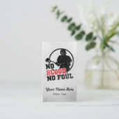 No Bloodファウルラクロスカスタム名刺 名刺 (スタンド正面)
