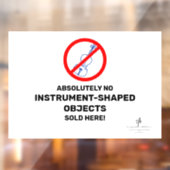 No Blue Violinsローカルミュージックストア ウィンドウサイン (シート2)