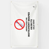 No Blue Violinsローカルミュージックストア 横断幕 (縦)