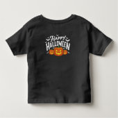 No Boo前に面白いハロウィーン幽霊コーヒー トドラーTシャツ (裏面)
