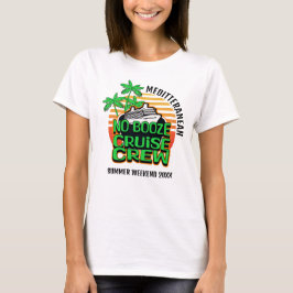 NO BOOZE CRUISE CREW夏季週末 Tシャツ
