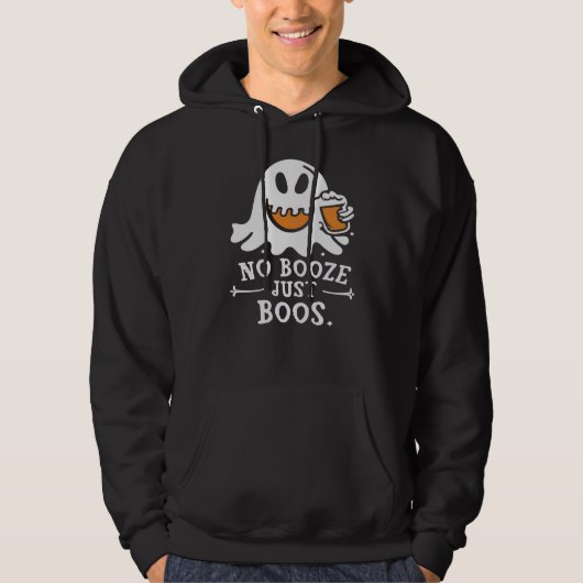 No Booze、Just Boos Halloween パーカ (正面)