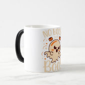 No Booze、Just Boos Halloween モーフィングマグカップ (正面左)