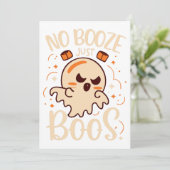 No Booze、Just Boos Halloween 招待状 (スタンド正面)
