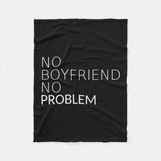No Boyer No Problem皮肉おもしろいギフト フリースブランケット