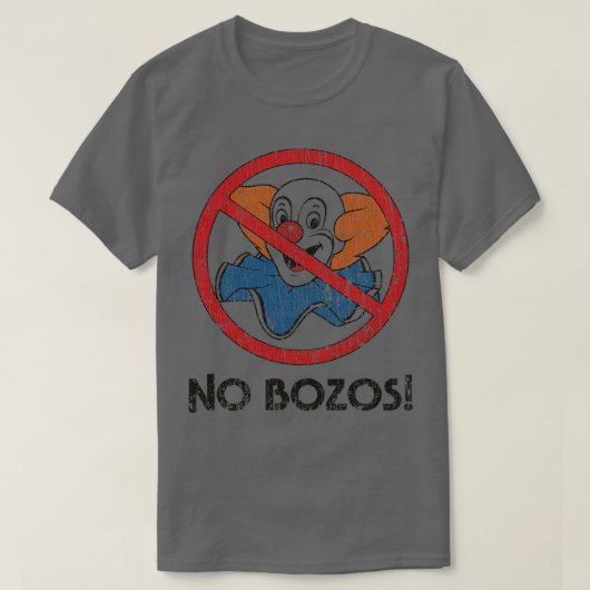 No Bozos 1983 Tシャツ (デザイン正面)