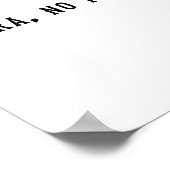 No Bra No Panties Funny Adult Womens  ポスター (角)