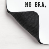 No Bra No Panties Funny Adult Womens  マウスパッド (コーナー)