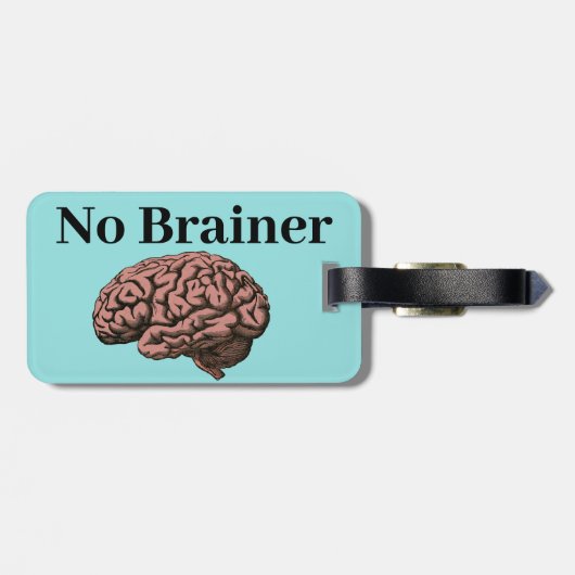 No Brainerラゲッジタグ ラゲッジタグ (裏面横)