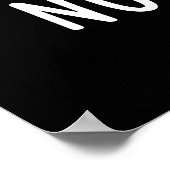 No Brainer おもしろい Anatomy Brain Pun Dark BG ポスター (角)