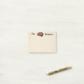 No Brainer Post-It Notes ポストイット (デスク上)