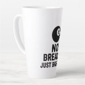 No Breaks Just Breaks カフェラテマグ (左アングル)