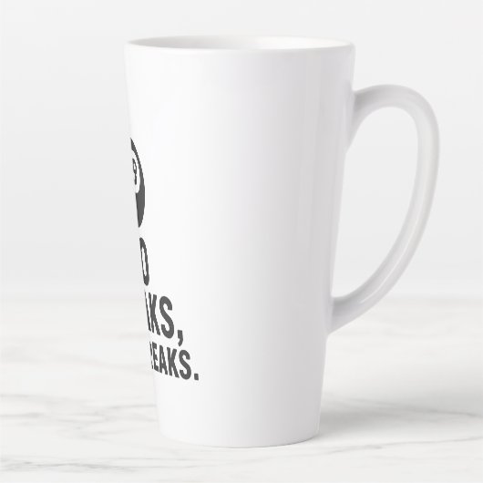 No Breaks Just Breaks カフェラテマグ (右)