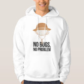 No Bugs No Problem Camping Quote Design パーカ (正面)
