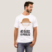 No Bugs No Problem Camping Quote Design Tシャツ (正面フル)