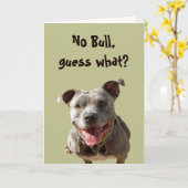 No Bull Very 最高の Friend Card カード (黄色い花)