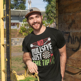 No Bulleseye - Dart おもしろい Player Tシャツ