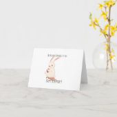 No Bunnyがあなたに比べて、かわいいBunny誕生日カード カード (黄色い花)