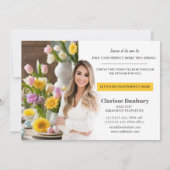 No Bunny Knowエステート実在不動産仲介業者春はがき シーズンカード (裏面)