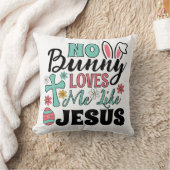No Bunny Loves Me Like Jesus  クッション (ブランケット)