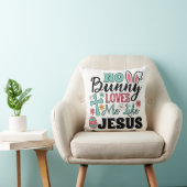 No Bunny Loves Me Like Jesus  クッション (椅子)