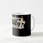 No Bunny Loves Me Like Jesus コーヒーマグカップ (正面右)
