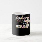 No Bunny Loves Me Like Jesus コーヒーマグカップ (中央)