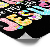 No Bunny Loves Me Like Jesus Christian Easter Day  ポスター (角)