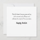 No Bunny Loves Me Like Jesus Greeting Card (裏面)