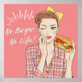 No Burger No Life ポスター