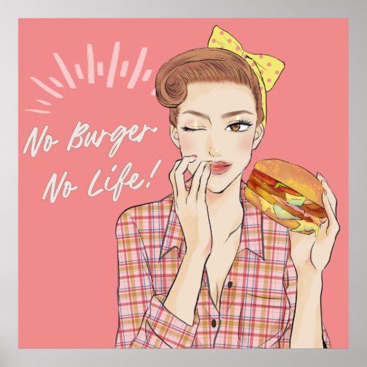 No Burger No Life ポスター (正面)