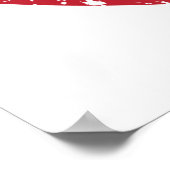 No Burritos許可された食品ユーモアのある禁止に署名 ポスター (角)