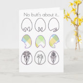 No butt's about it... カード (黄色い花)