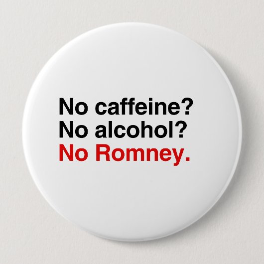 No caffeineアルコールNo Romney.png 缶バッジ (正面)