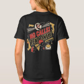 No Calls, Text Only Tシャツ (裏面)