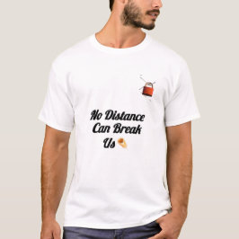 “No Can Break Us”カップルTシャツ - グラフィックデザイン Tシャツ