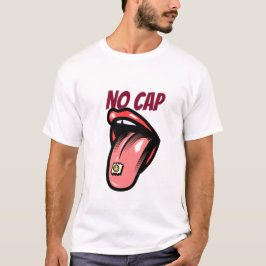 NO CAP クリエイティブ引用Tシャツ Tシャツ