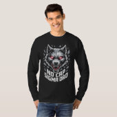 No Cap Sigma Dad Fierce Wolf Graphic for Dads Tシャツ (正面フル)