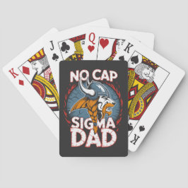 No Cap Sigma Dad Viking Graphic Tee for Fathers トランプ