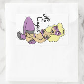 No Capesスーパーヘロインのピンアップステッカー 長方形シール (バッグ)