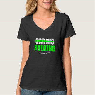No Cardio Bulking Gym Fitness Workout Bodybuilding Tシャツ
