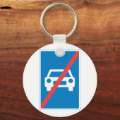 No Cars Sign キーホルダー (正面)